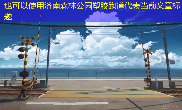 济南森林公园塑胶跑道